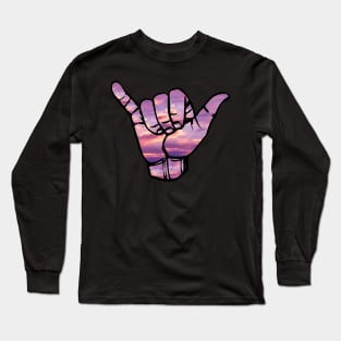 Shaka hand sign Long Sleeve T-Shirt